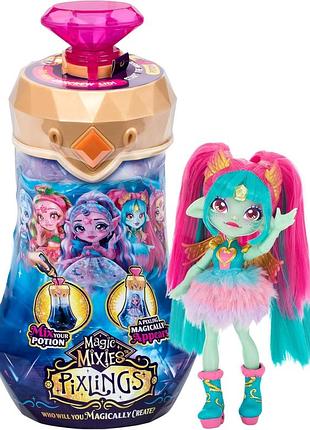 Magic mixies amber dragon. magically reveal a 6.5" pixling doll inside a potion bottle