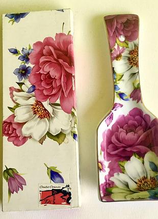 Керамічна підставка під ложку «піон»