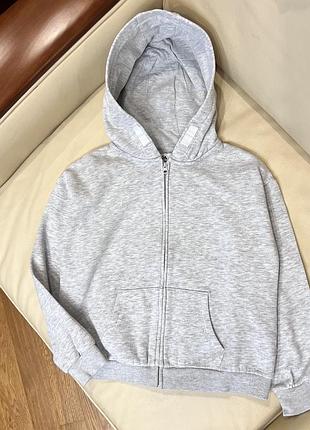Худі , кофта на замку з капюшоном на дівчинку 10 років ріст 140 стан ідеальний, утеплена від c&a однотонна