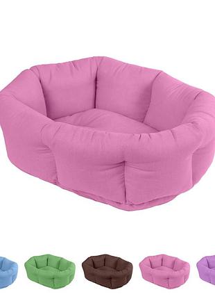 Манеж для тварин теремок, l, ш 58 см, д 68 см, в 21 см рожевий