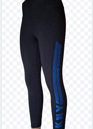 Легінси спортивні dkny sport чорні жіночі розмір м