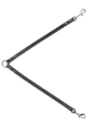 Повідець-спарка "collar" (ширина 14 мм, довжина 40 см) чорний