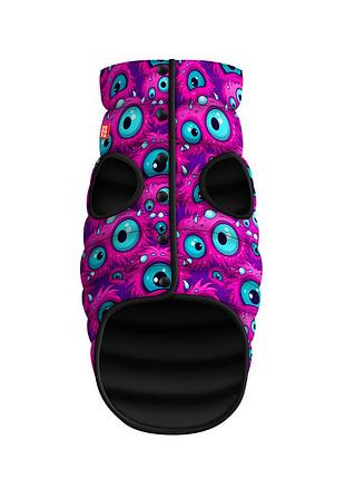 Курточка для собак waudog clothes малюнок "око монстра", s35, в 47-50 см, с 30-33 см