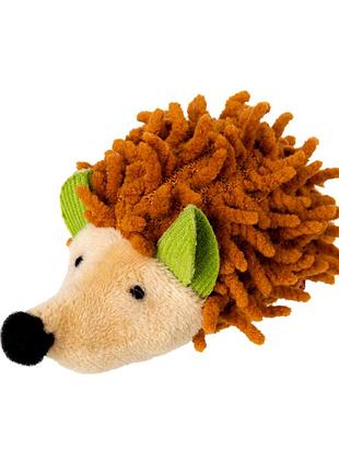 Игрушка для котов ежик с электронным чипом gigwi melody chaser, текстиль, 7 см