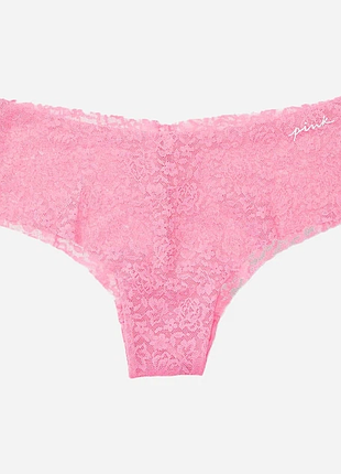 Трусики-бразиліана victoria's secret  рожеві