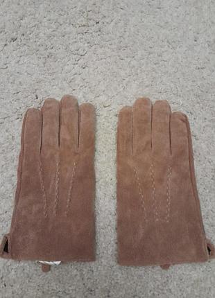 Перчатки мужские кожаные