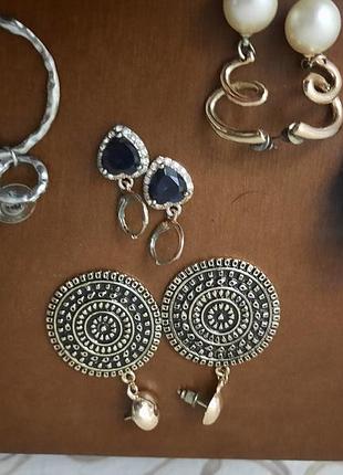 Вінтажна біжутерія ( сережки), всё по 100грн.