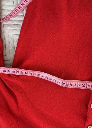 Червона кофта кардиган 4