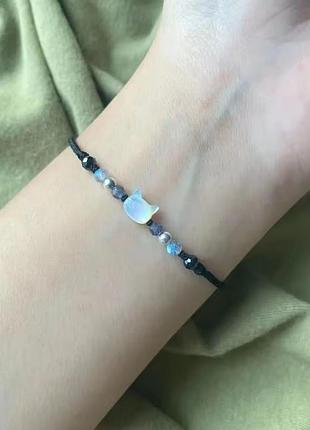 Браслет с котиком