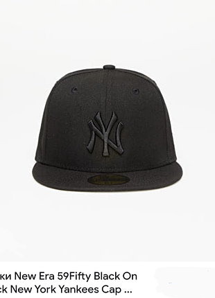 Бейсболка атланта new era 59 fifty black