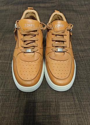 Мужские кожаные кроссовки  jones bootmaker (42р.26,5-27см)