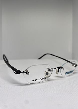 Окуляри безоправні вузькі y2k гранж авангард офісні office cyber siren vibe тренд cute anime vintage retro мерч fishbone x new rock the art company