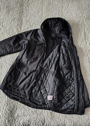 Куртка парка мужская удлиненная пальто мужское утепленное деми