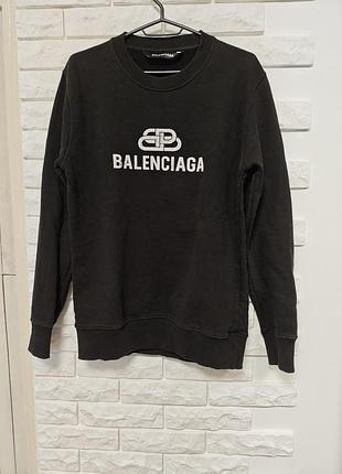 Balenciaga р. s кофта чорна на хлопця світшот чорний светр