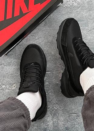 Nike rivah low total black gortex (хутро до-25)