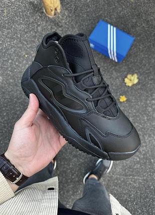 Зимові кросівки adidas streetball ii (all black)