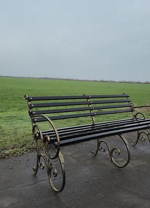 Скамья садовая 3