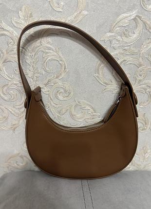 Продам нову коричневу сумку-багет
