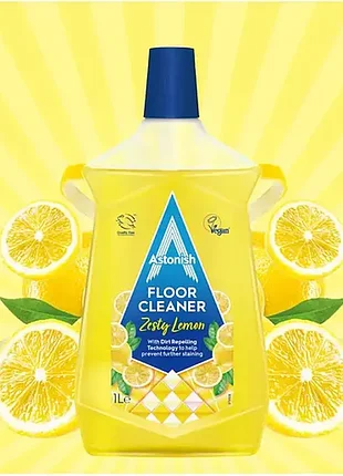 Засіб для миття підлоги astonish лимон 1 л