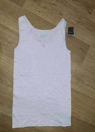 Нова якісна жіноча білизняна майка натільна l 50/52р, 100% бавовна esmara німеччина