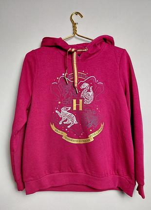 Утепленный свитшот с гербом гогвартс. 64% хлопок. размер l.