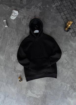 Мужское худи hugo boss люкс качества на флисе и с капюшоном,теплая кофта зимняя мужская трехнитка