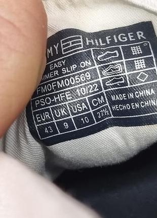 Кеды мокасины tommy hilfiger 7