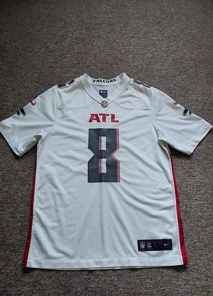 Футбольна футболка atlanta falcons nike road game jersey, kyle pitts