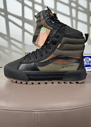 Vans sk8-hi mte-3 fur black khaki