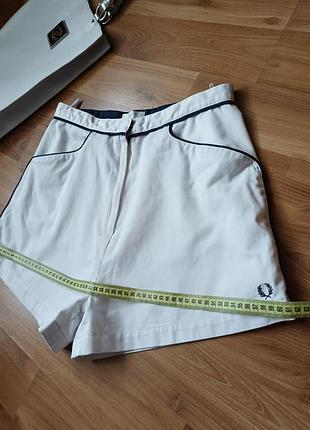 Fred perry білі шорти 4