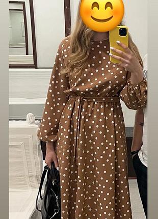 Сукня в горошок, плаття