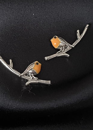 Необычные серьги-пусеты