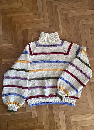 Теплий светр, ручна робота