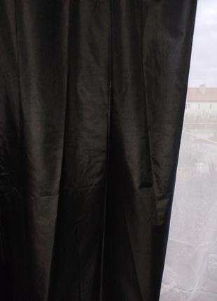 Штора блекаут черного цвета на люверсах, кольцах