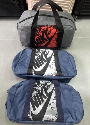 Сумка чоловіча спортивна на блискавці з ручками + ремінь 50*30*22 см. (3 цв.) "style box" від прямого постачальника