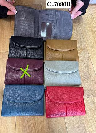 Гаманець жіночий з екошкіри на магніті (6 кв.) "lei" від прямого постачальника