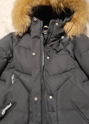Невероятно теплая зимняя куртка фирмы suberbyber на девочку 9-11 лет