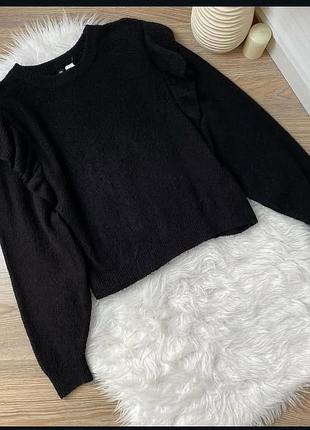 Светр чорний жіночий бренд hm ідеальний стан розмір л хл