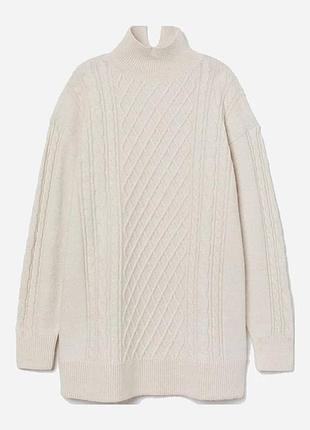 Тепла вязана сукня туніка кофта h&m