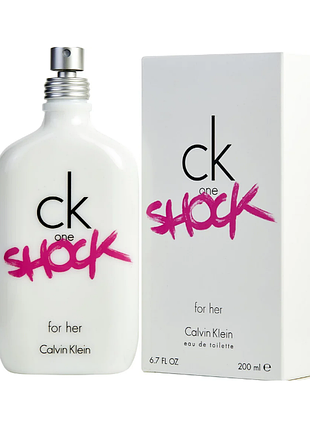 Calvin klein туалетная вода для женщин 200 мл one shock for her