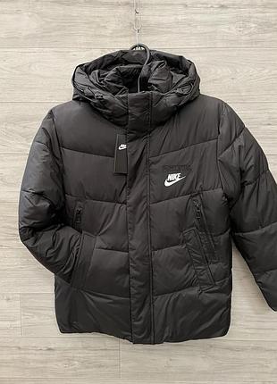 Подростковая зимняя куртка nike на парней, размеры 140,146,152,158,164