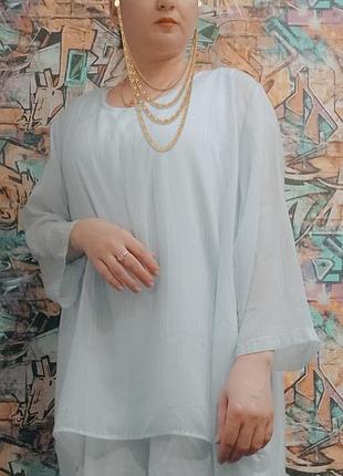 Нарядная блуза для пышных дам