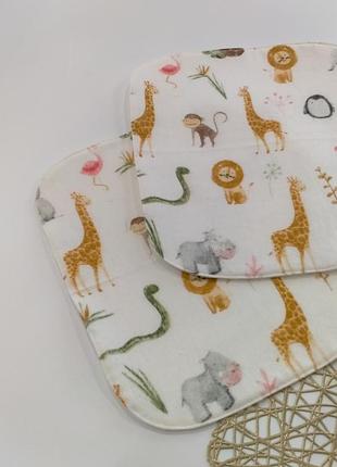 Хлопковые непромокаемые пеленки, детские непромокашки, размер 55*75 (#6058)