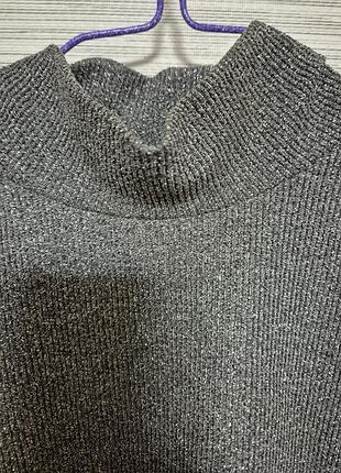 Свитпер кофта с люрексом лонгслив 3