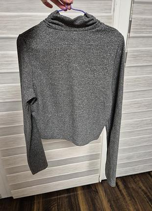 Свитпер кофта с люрексом лонгслив 6