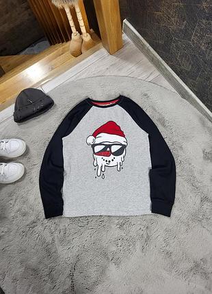 Новогодний мирер, лонгслив для мальчика