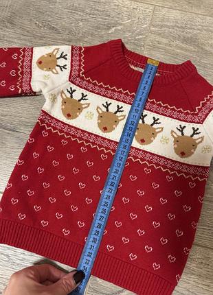 Новорічний светр для дівчинки 4