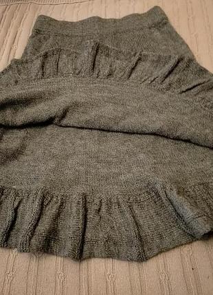 Stefanel вязаная юбка l 2