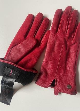 Перчатки кожа/шерсть 9