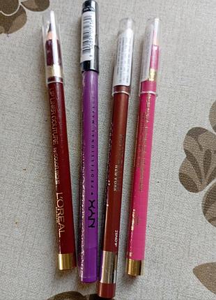 Олівці для губ  l'oréal maybelline